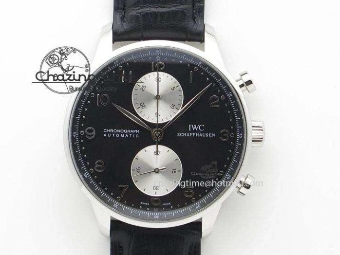 MIROTIME 0325 Compact Portuguese IW545409 RG ZF 1:1 Best Edition White Dial On Brown Leather Strap A 7336